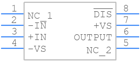 OPA692ID - Texas Instruments - PCB symbol