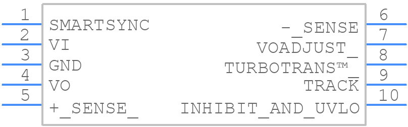 PTH08T231WAZ - Texas Instruments - PCB symbol