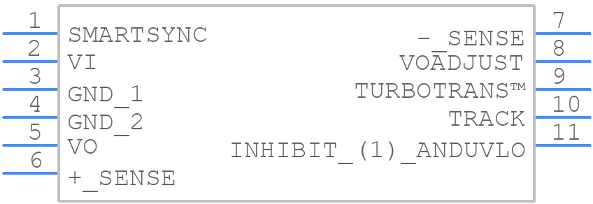 PTH08T240WAD - Texas Instruments - PCB symbol