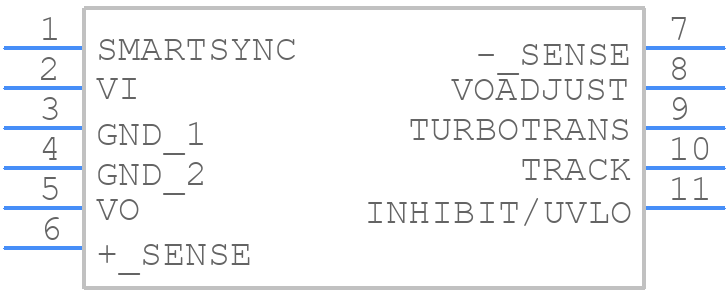 PTH08T241WAD - Texas Instruments - PCB symbol