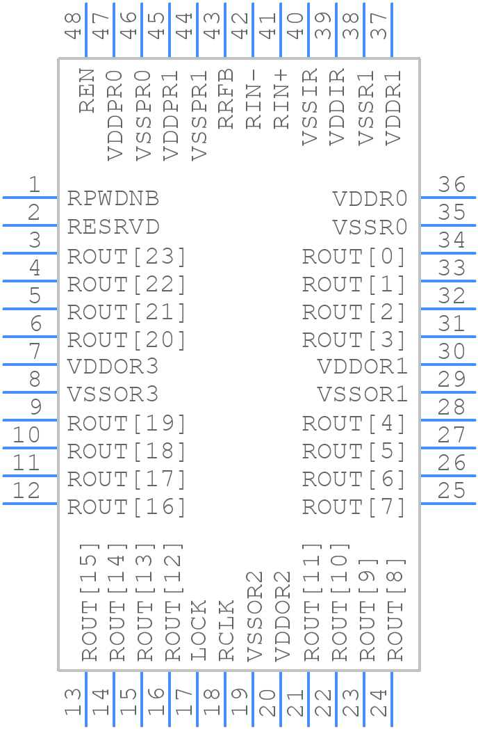 DS90C124IVS - Texas Instruments - PCB symbol