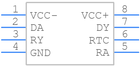 SN75155D - Texas Instruments - PCB symbol