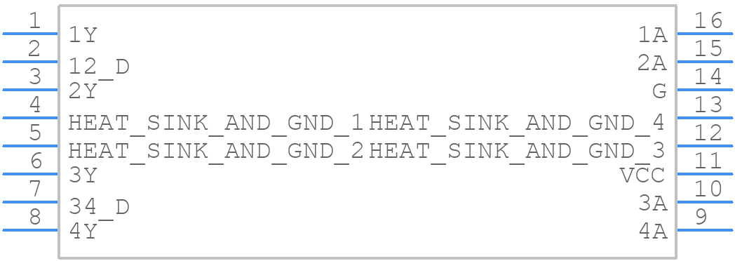 SN75437ANE - Texas Instruments - PCB symbol