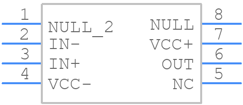 THS4051CD - Texas Instruments - PCB symbol