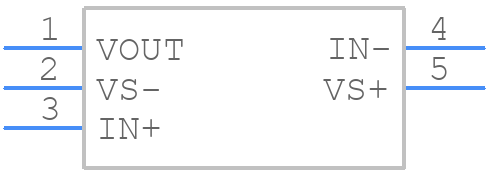 THS4221DBVT - Texas Instruments - PCB symbol