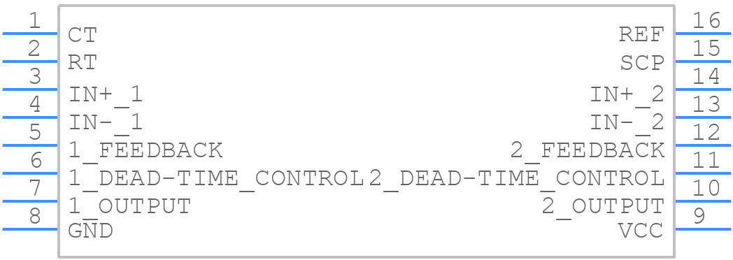 TL1453CD - Texas Instruments - PCB symbol