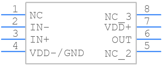TLC2201ACD - Texas Instruments - PCB symbol