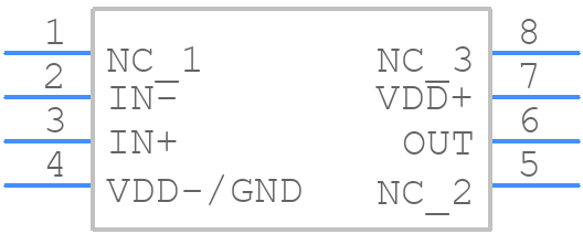 TLC2201ID - Texas Instruments - PCB symbol