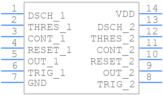 TLC552CD - Texas Instruments - PCB symbol