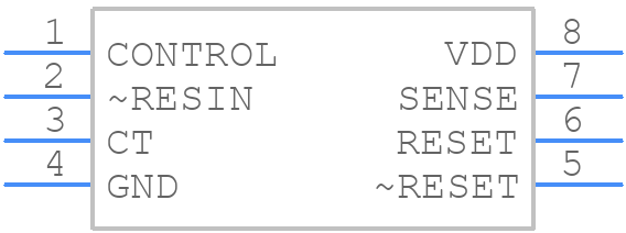 TLC7705QD - Texas Instruments - PCB symbol