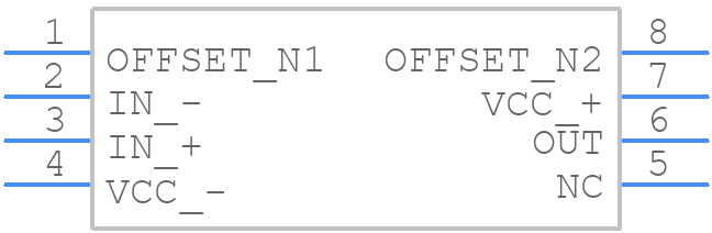 TLE2037ID - Texas Instruments - PCB symbol