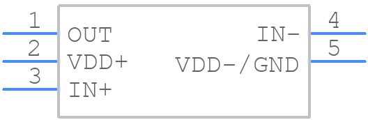 TLV2711IDBVT - Texas Instruments - PCB symbol