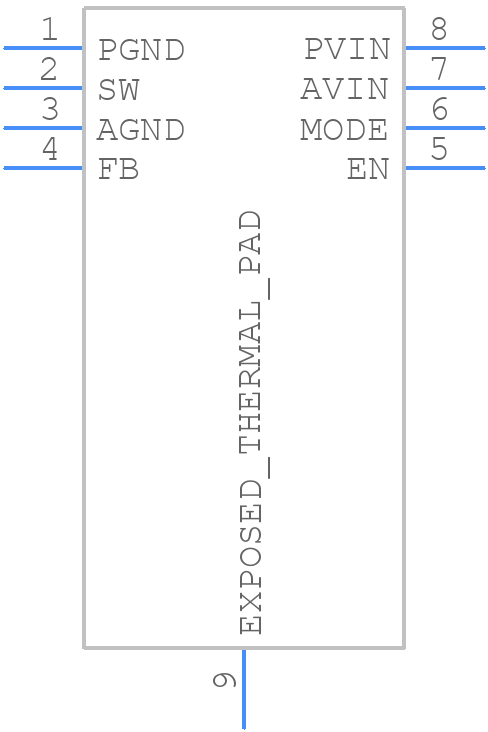 TLV62065DSGT - Texas Instruments - PCB symbol