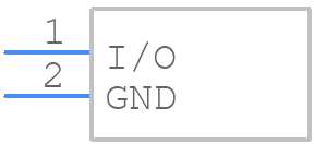 TPD1E05U06DPYT - Texas Instruments - PCB symbol