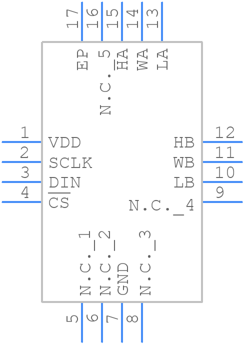 TPL0202-10MRTER - Texas Instruments - PCB symbol