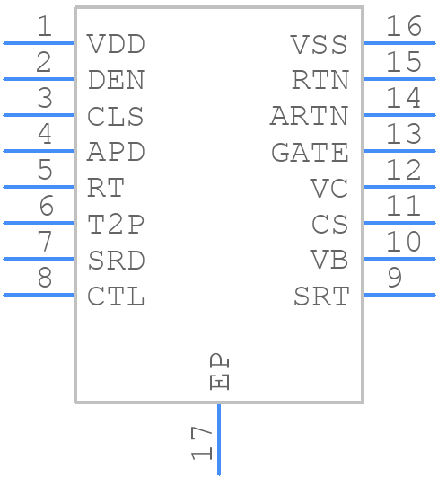 TPS23751PWP - Texas Instruments - PCB symbol