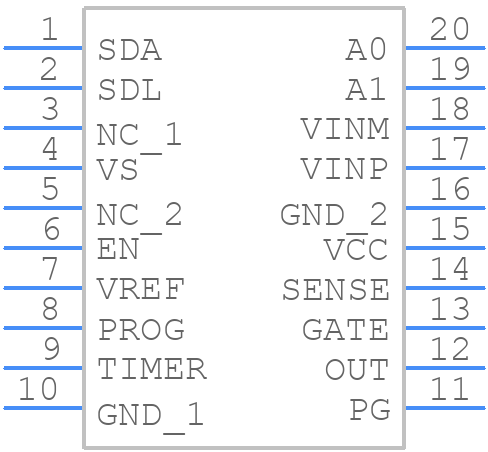 TPS2481PW - Texas Instruments - PCB symbol