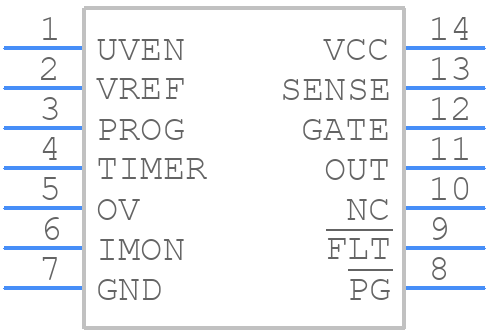 TPS2492PW - Texas Instruments - PCB symbol