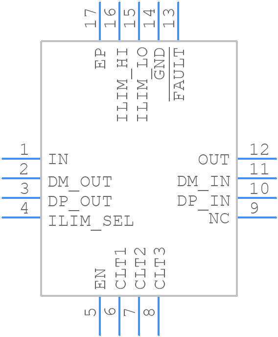 TPS2544RTET - Texas Instruments - PCB symbol