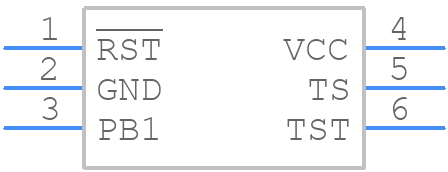 TPS3422EGDRYT - Texas Instruments - PCB symbol
