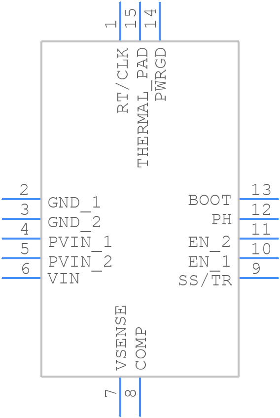 TPS54320RHLR - Texas Instruments - PCB symbol