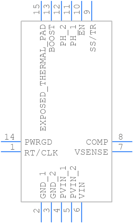 TPS54620RGYT - Texas Instruments - PCB symbol