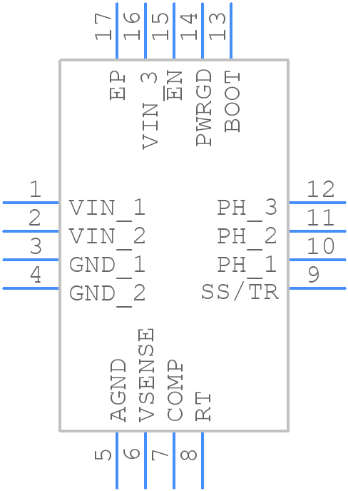 TPS54719RTET - Texas Instruments - PCB symbol