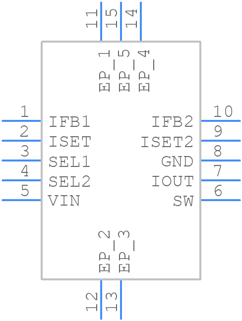 TPS61150ADRCT - Texas Instruments - PCB symbol