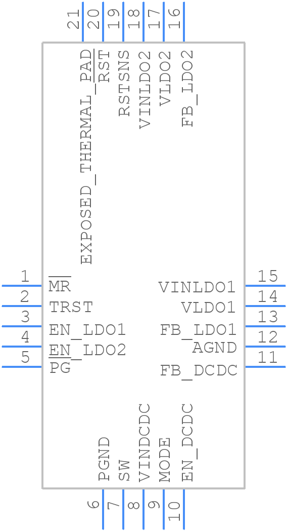 TPS650061RUKT - Texas Instruments - PCB symbol