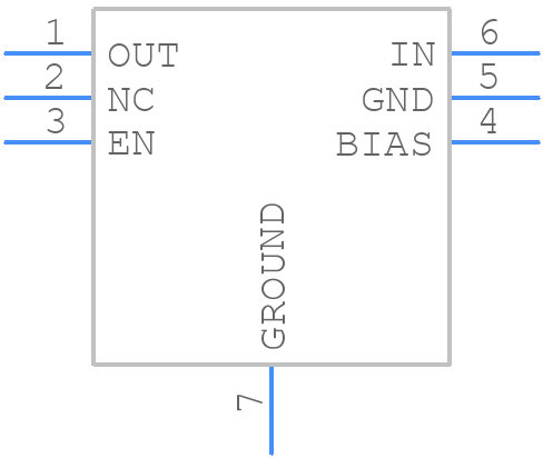 TPS72011DRVT - Texas Instruments - PCB symbol