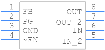 TPS7201QP - Texas Instruments - PCB symbol