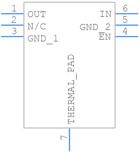 TPS78230DRVT - Texas Instruments - PCB symbol