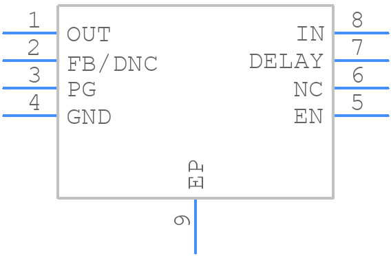 TPS7A1633DGNT - Texas Instruments - PCB symbol