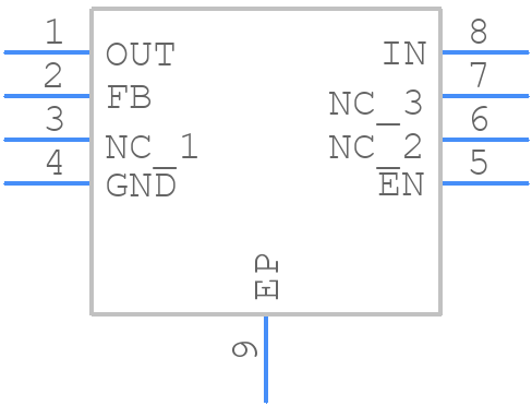 TPS7A4101DGNT - Texas Instruments - PCB symbol