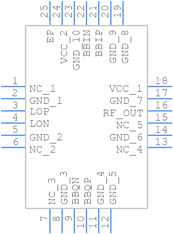 TRF370333IRGET - Texas Instruments - PCB symbol