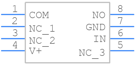 TS12A4514DR - Texas Instruments - PCB symbol