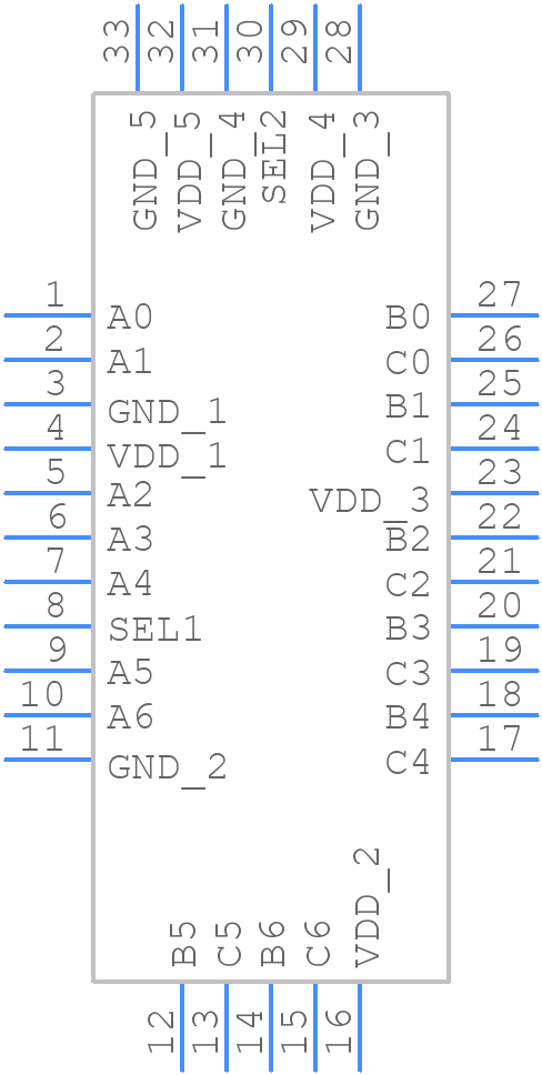 TS3V712ERTGR - Texas Instruments - PCB symbol