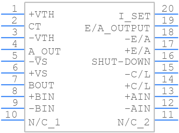 UC2637DW - Texas Instruments - PCB symbol