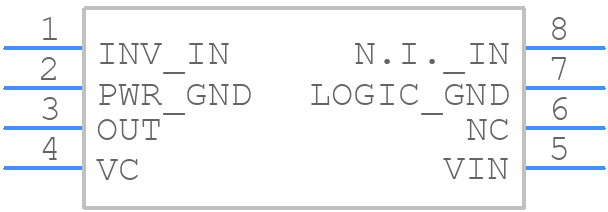 UC2710N - Texas Instruments - PCB symbol