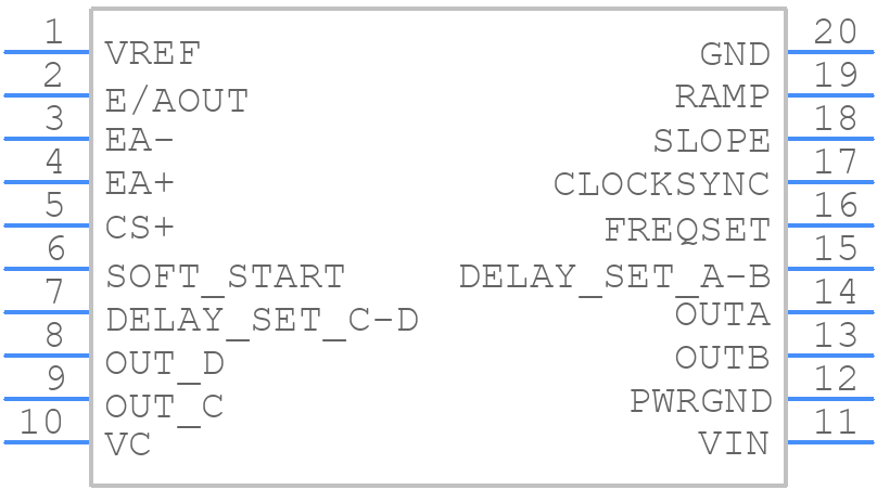 UC2875N - Texas Instruments - PCB symbol