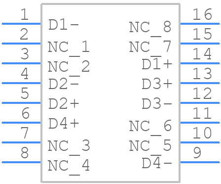 UC3611DW - Texas Instruments - PCB symbol