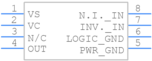 UC3705D - Texas Instruments - PCB symbol