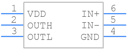 UCC27511DBVT - Texas Instruments - PCB symbol