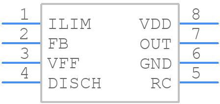 UCC35705D - Texas Instruments - PCB symbol