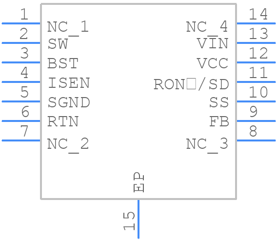 LM5010AMH - Texas Instruments - PCB symbol