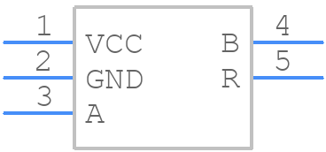 SN65LVDT2DBVT - Texas Instruments - PCB symbol