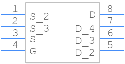 IRL6342PBF - Infineon - PCB symbol