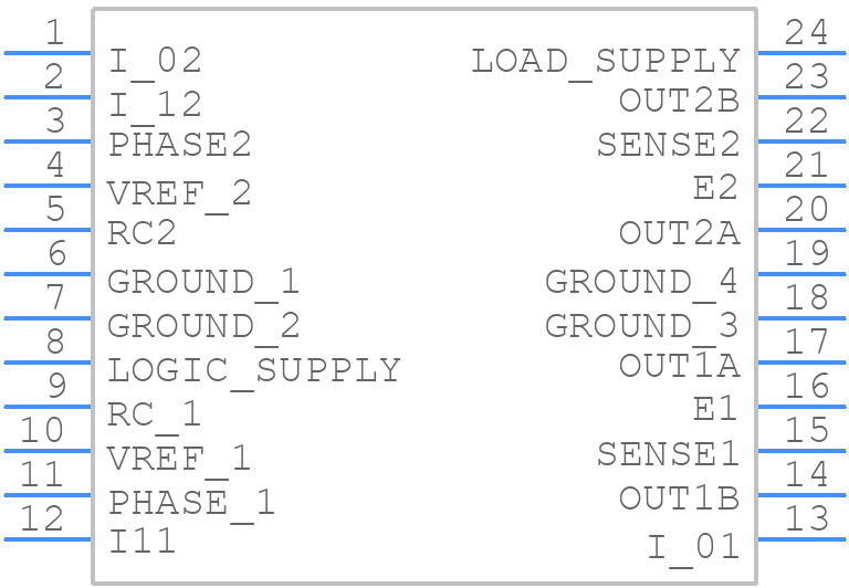 A4970SLBTR-T - Allegro Microsystems - PCB symbol