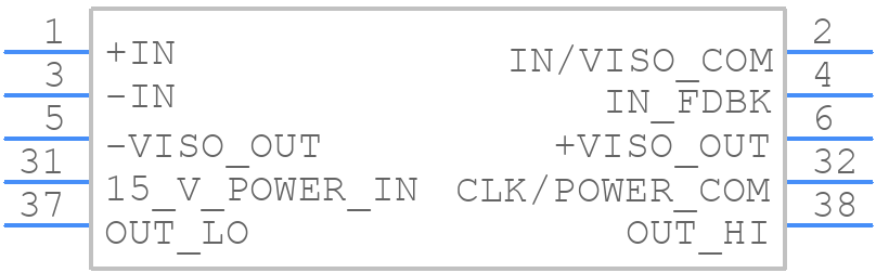 AD202KY - Analog Devices - PCB symbol