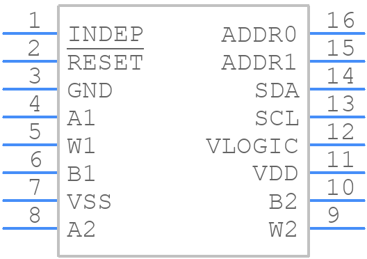 AD5142ABRUZ100 - Analog Devices - PCB symbol